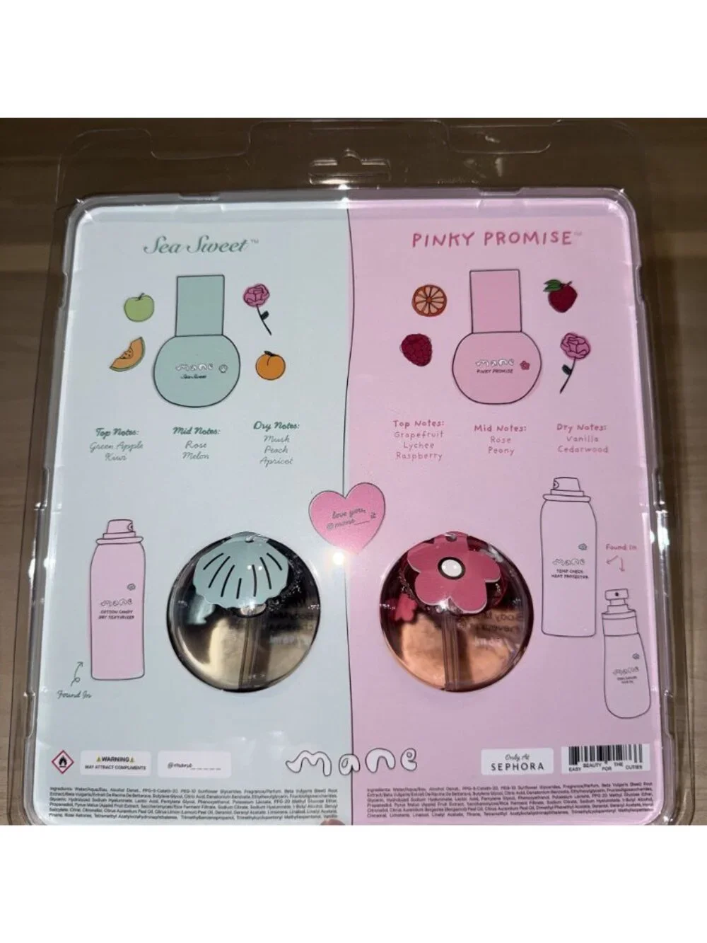 Mane Mist & Match Set Pinky Promise & Sea Sweet Fragrance